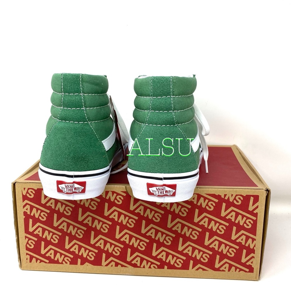 VANS SK8-HI Suede Deep Grass Green Men’s Sneakers - Picture 7 of 10